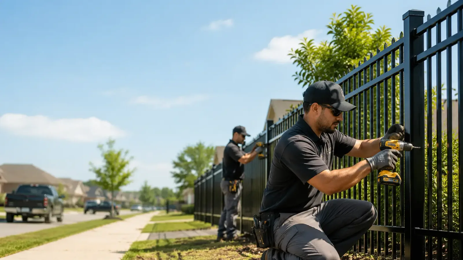Metal Fence Installation in Newburgh, IN